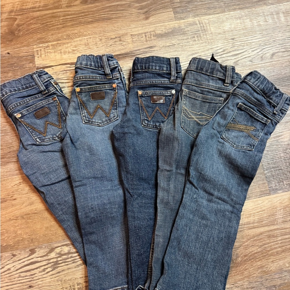 Boys Wrangler Blue Jeans